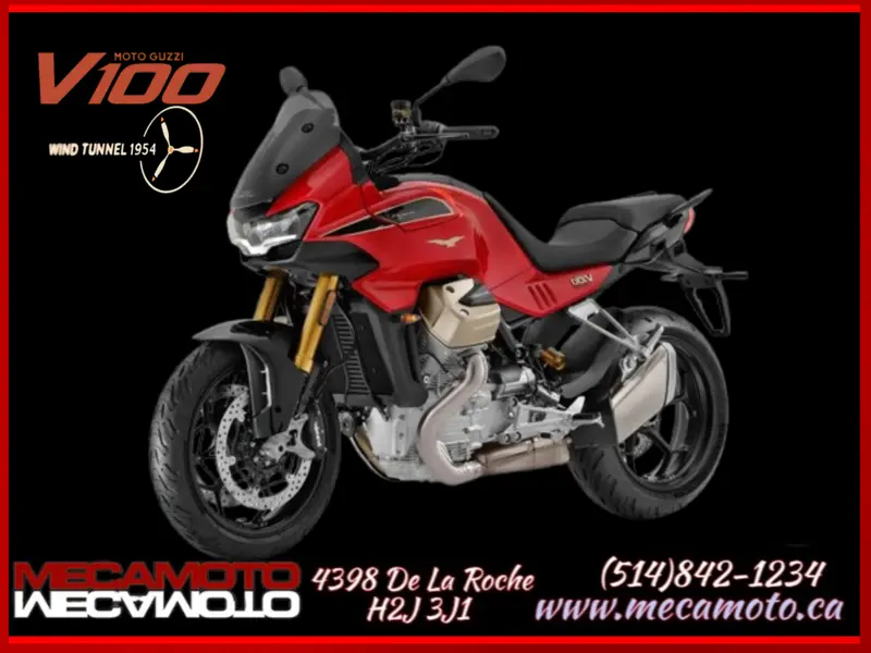 2025 Moto Guzzi V100 Mandello Wind Tunnel