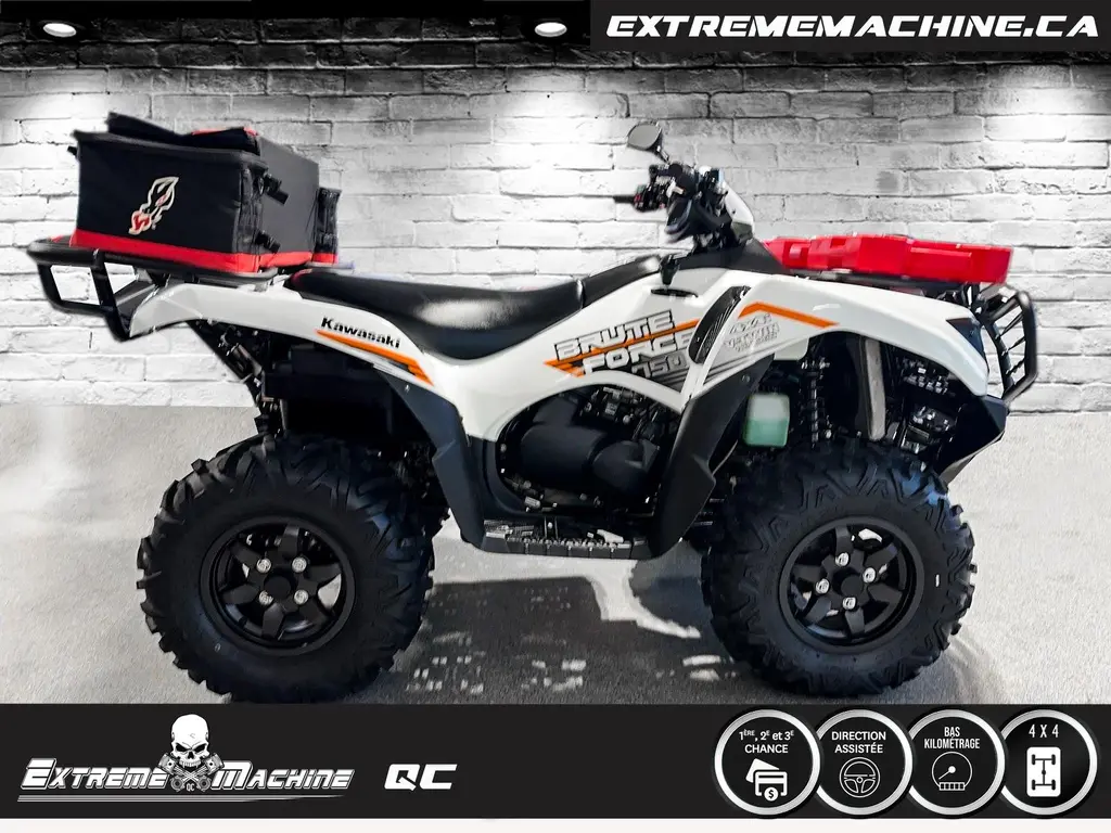 2021 Kawasaki BRUTE FORCE 750 EPS SEULEMENT 1082KM – COMME NEUF!!!