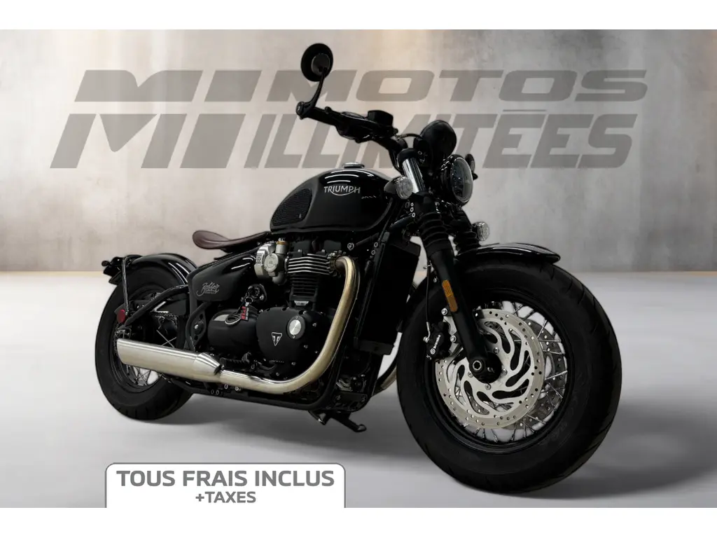 2023 Triumph Bonneville Bobber - Frais inclus+Taxes