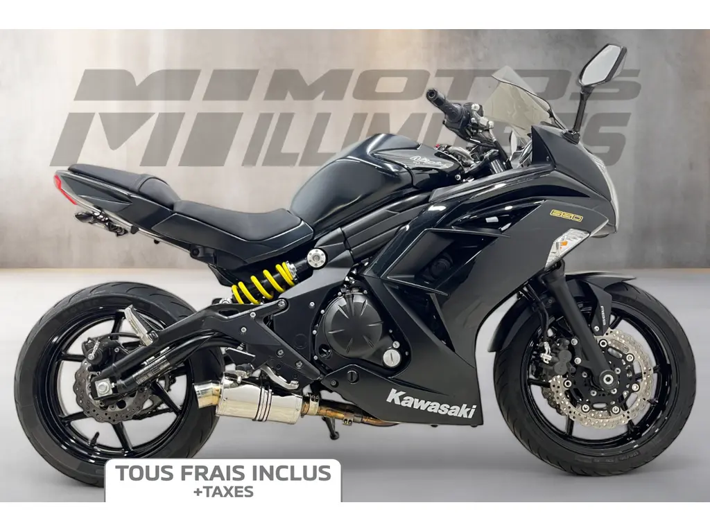 2013 Kawasaki Ninja 650 ABS Vendu tel quel. Frais inclus+Taxes