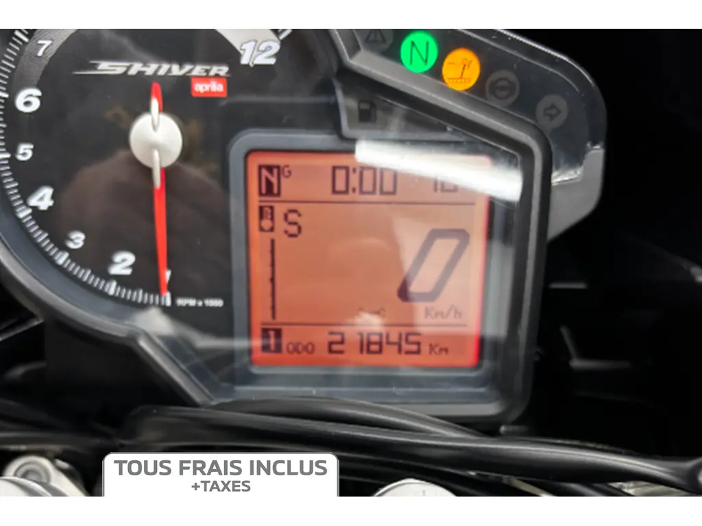 2015 Aprilia Shiver 750 - Frais inclus+Taxes