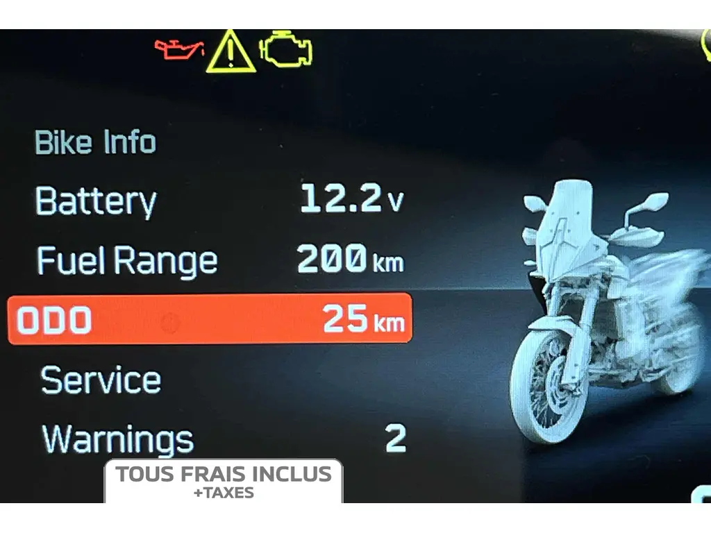 2023 KTM 890 Adventure - Démonstrateur. Frais inclus+Taxes