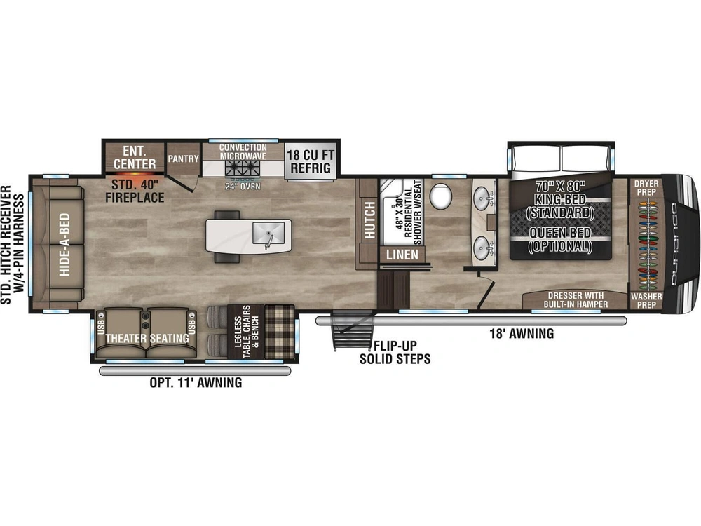 2025 Kz-rv Durango D333rlt alt