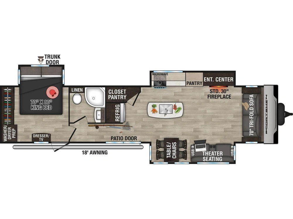 Kz-rv Sportsmen 363fl 2025 alt