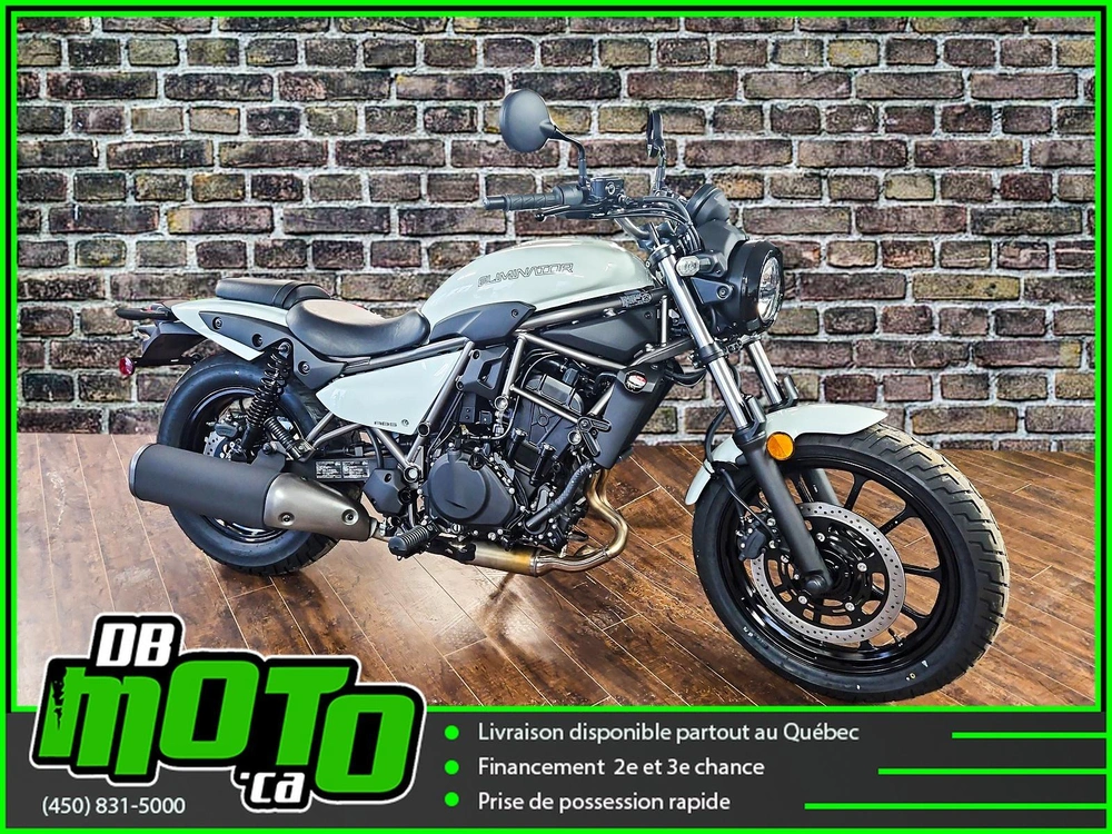 Kawasaki Eliminator Blanc Robotique ** Aucun Frais Caché ** 2024 alt