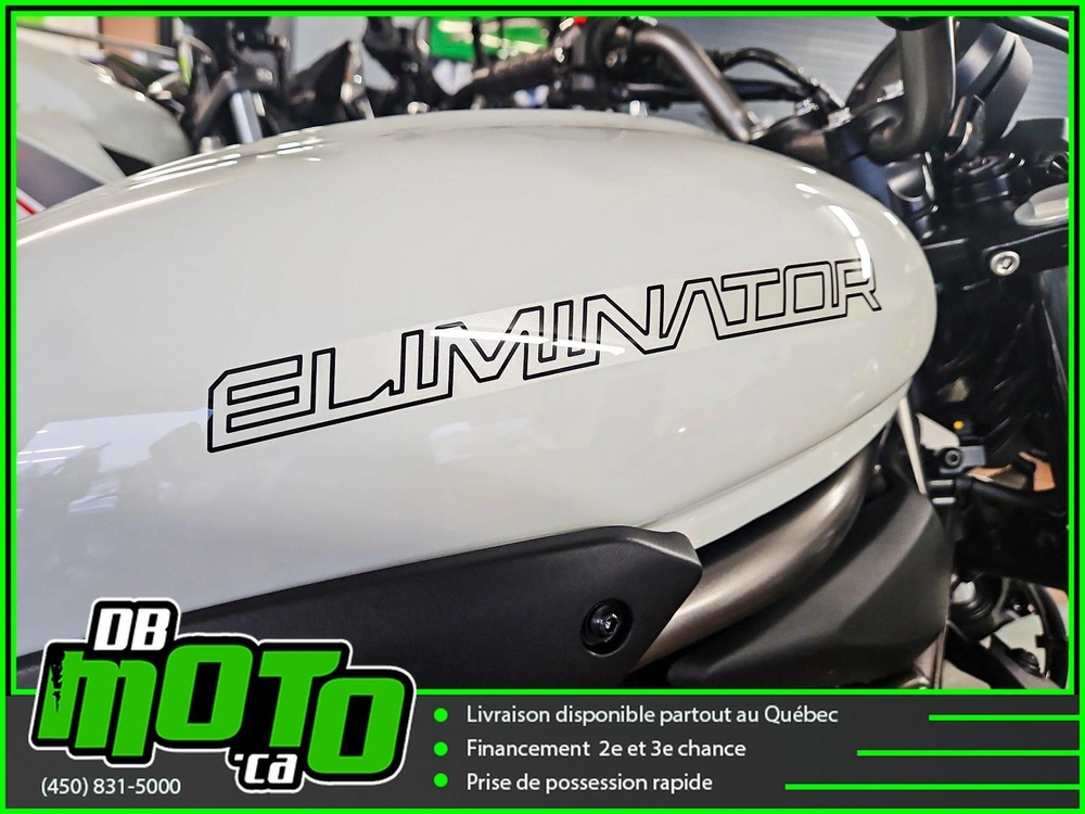 Kawasaki Eliminator Blanc Robotique ** Aucun Frais Caché ** 2024 alt