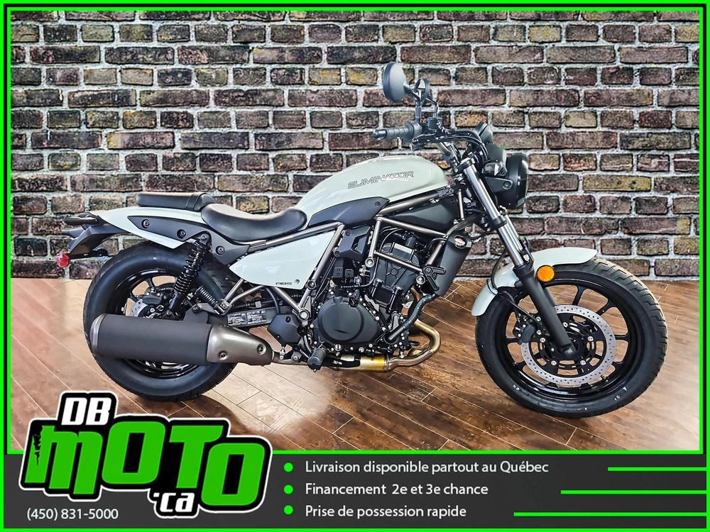 Kawasaki Eliminator Blanc Robotique ** Aucun Frais Caché ** 2024 alt