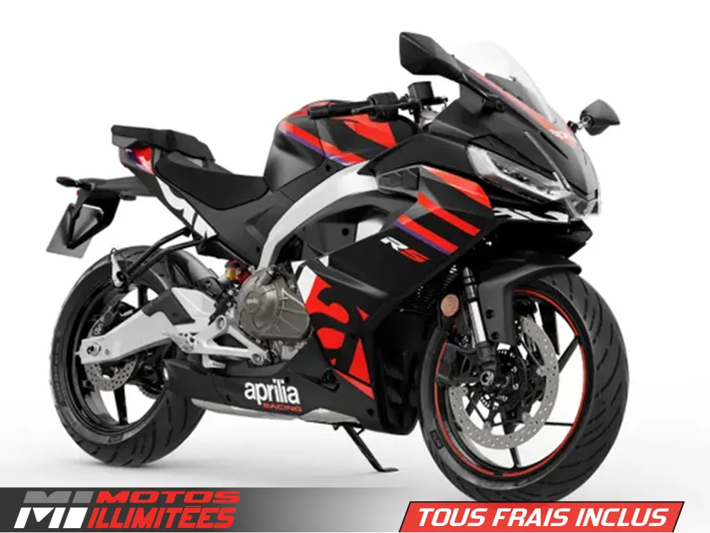 2025 Aprilia RS 457 Racing Stripe Frais inclus+Taxes