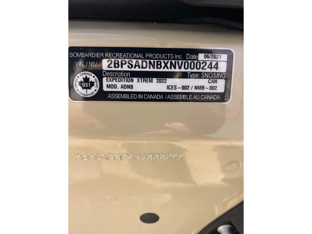 Ski-doo Expedition Extreme 850 E-tec 2022 alt