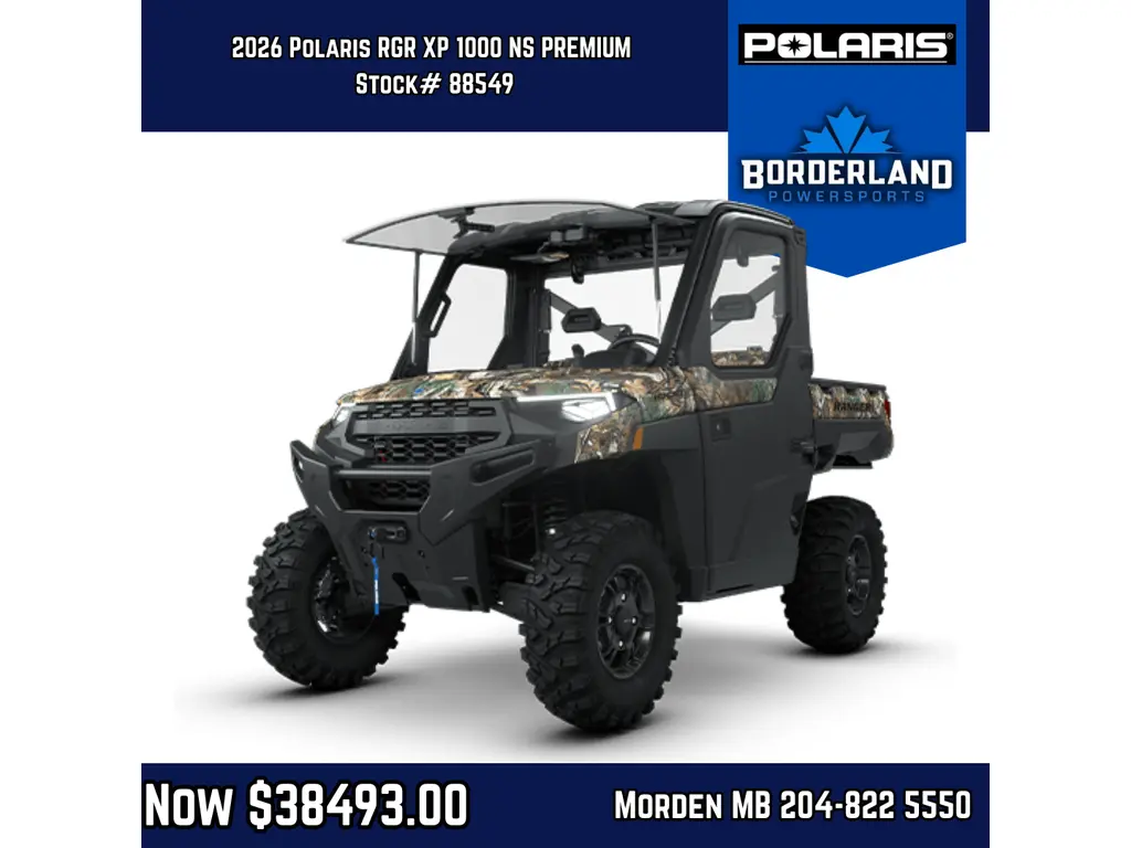 2026 Polaris RGR XP 1000 NS PREMIUM PPC Premium 