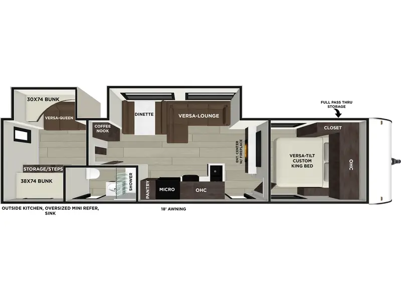 2026 Forest River Wildwood 32BHDS
