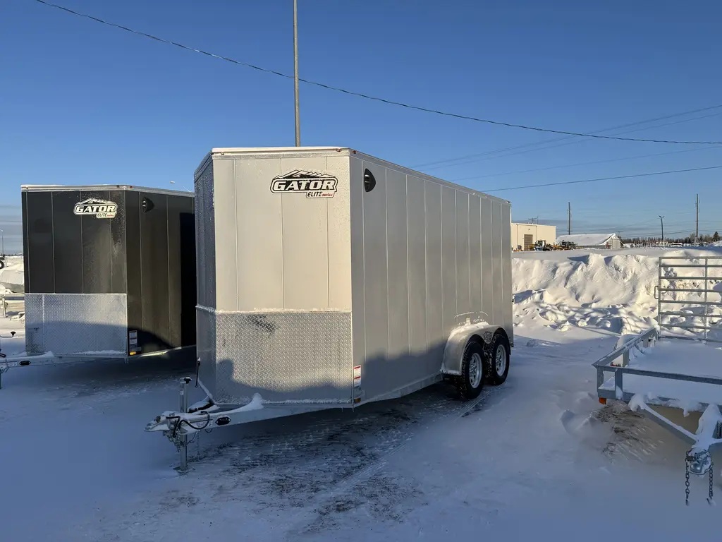 2025 Gator ELITE ENCLOSED TRAILER,7X14,V-NOSE,REAR RAMP 
