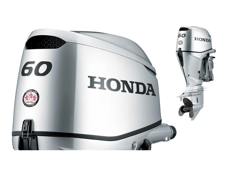 2025 Honda Bfp60 Power Thrust Tiller Steer. Three Cylinder, 20" Long Shaft, Blasttm, Nmea 2000 Compliance, Electric Start, Tiller Steering, Efi, Power Tilt & Trim, Easy Dock Steering®, Variable Speed Control, Power Thrust alt
