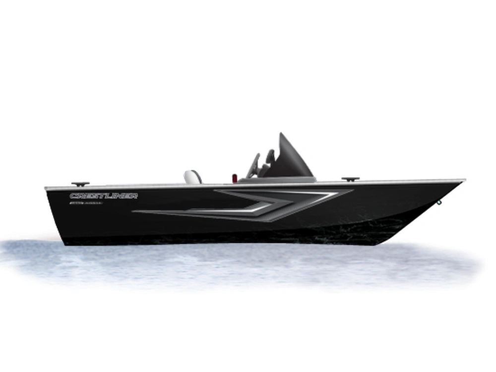 2025 Crestliner 1650 Kodiak Wt - Black Metallic alt