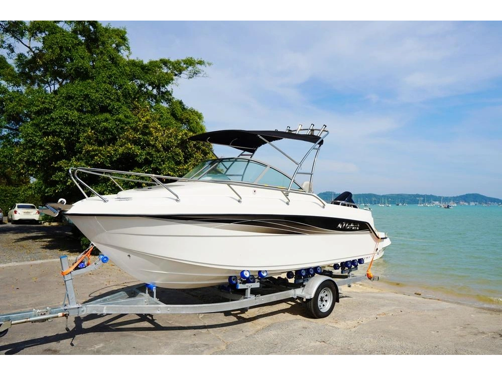 2024 Atomix 600sc Boat Haul & Galvanized Trailer