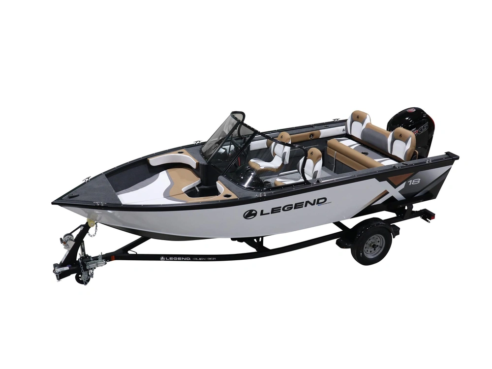 2024 Legend X18 W/ 90 Elpt 4s Merc, Galv Trailer & Bow To Stern Cover