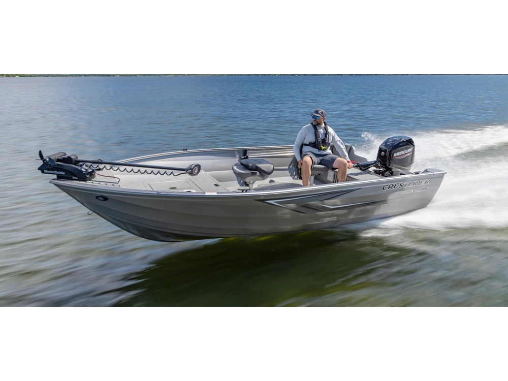 2025 Crestliner 1650 Kodiak Tiller - Gun Metal alt