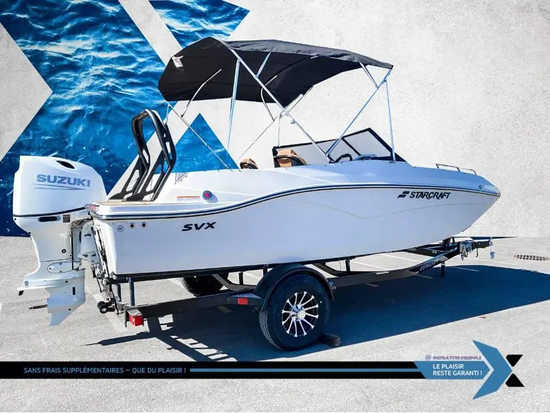 Starcraft SVX 190 OB 140HP deck boat bateau Ponté 2025