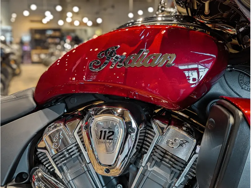 2025 Indian Motorcycle Roadmaster PowerPlus Limited with 112 + Rider Assist Package // Sunset Red Metallic w/ Genuine Leath thumbnail 7