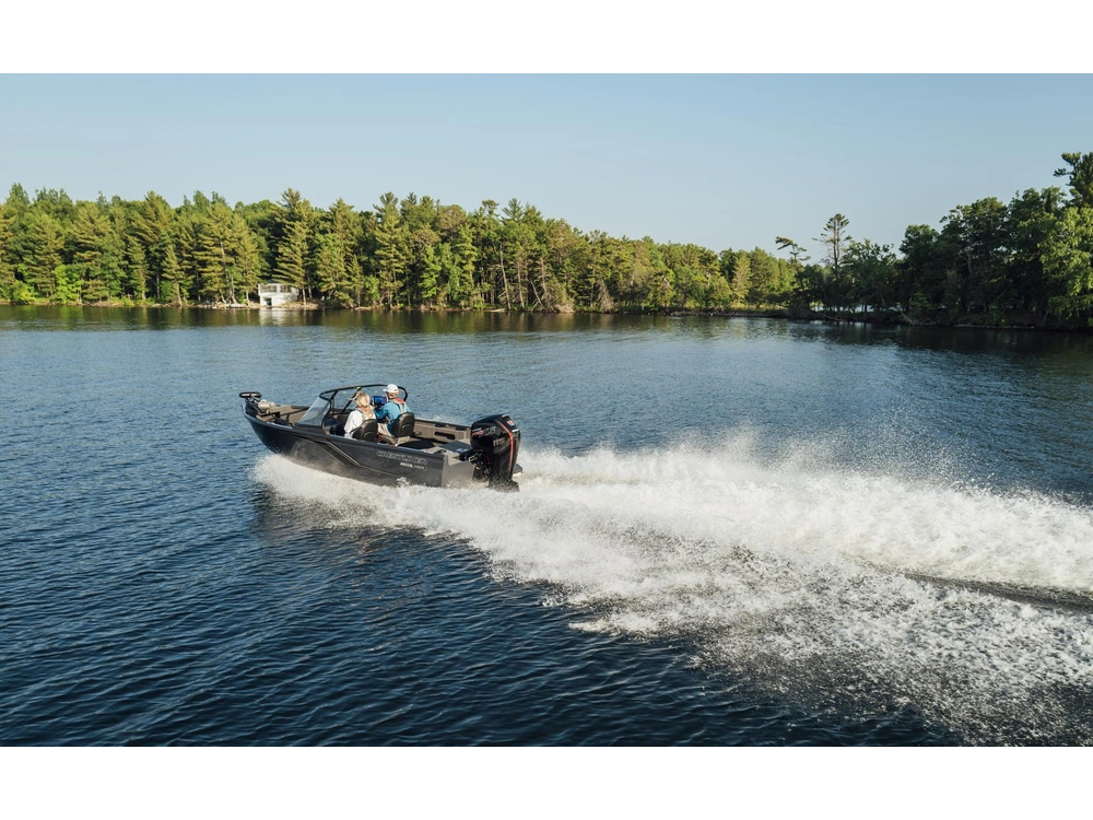 2025 Crestliner 1750 Hawk Wt Jumpseat - Gun Metal alt