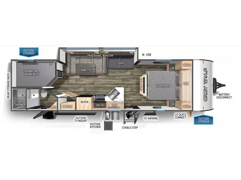 Forest River Cherokee 26dbh Black Label Meilleur Prix Au Québec 2026 alt