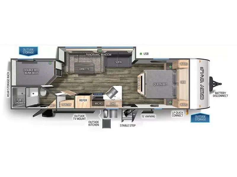2026 Forest River CHEROKEE 26DBH BLACK LABEL MEILLEUR PRIX AU QUÉBEC