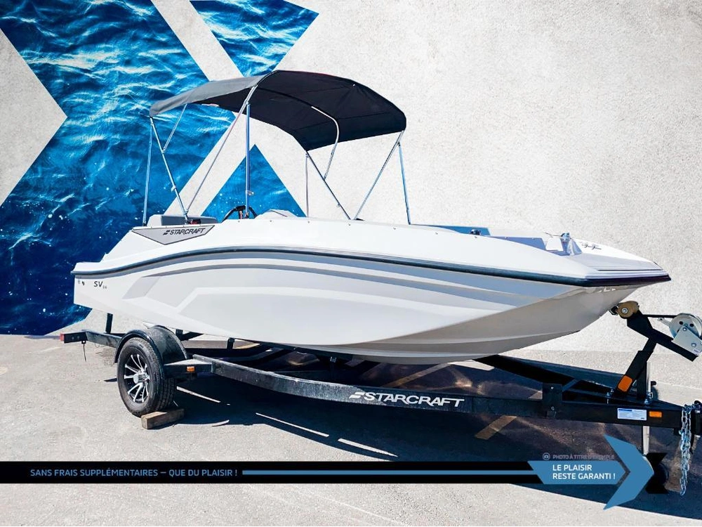 2025 Starcraft Sv 16 Ob 75hp Deck Boat Bateau Ponté alt