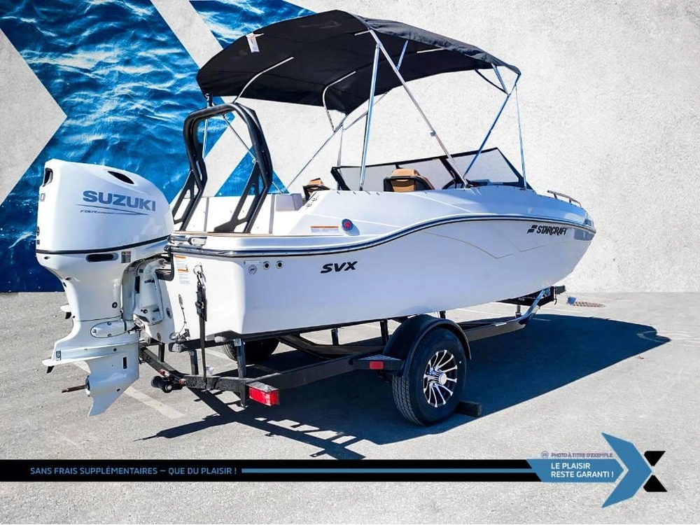 2025 Starcraft Svx 190 Ob 140hp Deck Boat Bateau Ponté alt