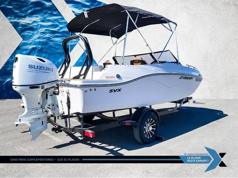 Starcraft SVX 190 OB 140HP deck boat bateau Ponté 2025