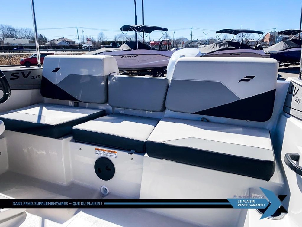 2025 Starcraft Sv 16 Ob 75hp Deck Boat Bateau Ponté Element E16 Bayliner alt