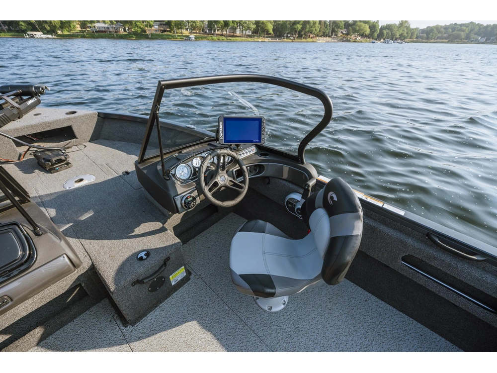 2025 Crestliner 1750 Hawk Wt Jumpseat - Gun Metal alt