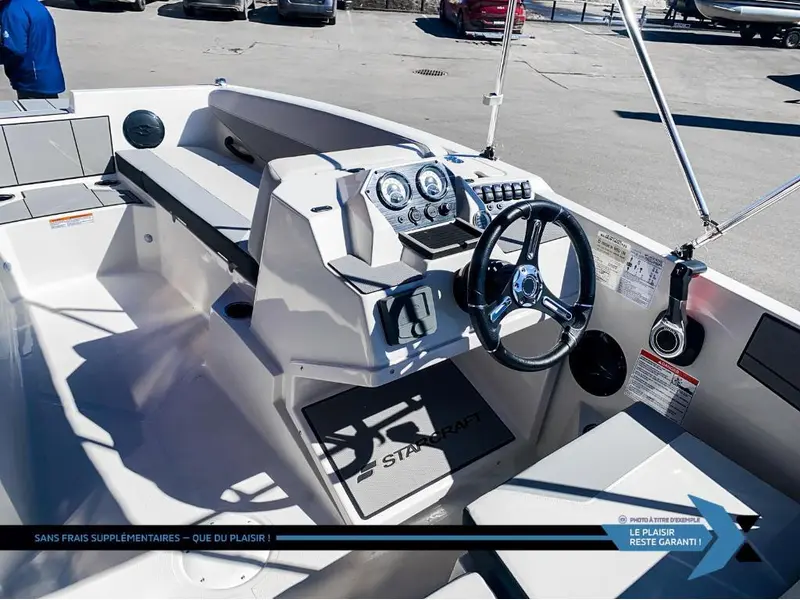 STARCRAFT SV 16 OB 75HP deck boat bateau Ponté 2025
