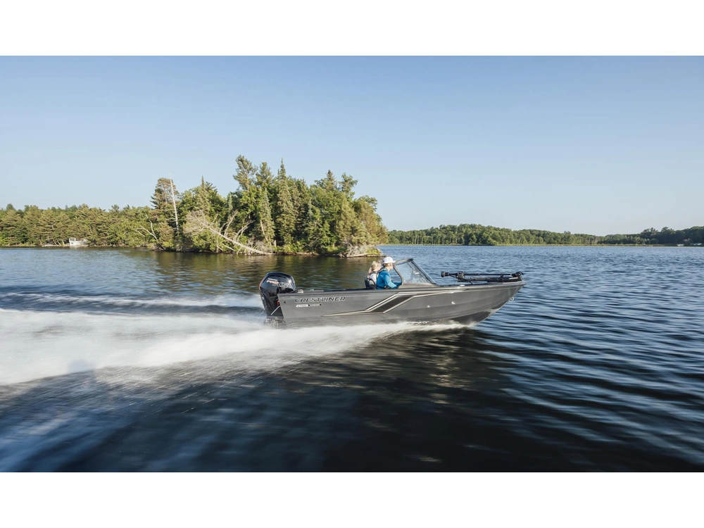 2025 Crestliner 1750 Hawk Wt Jumpseat - Gun Metal alt
