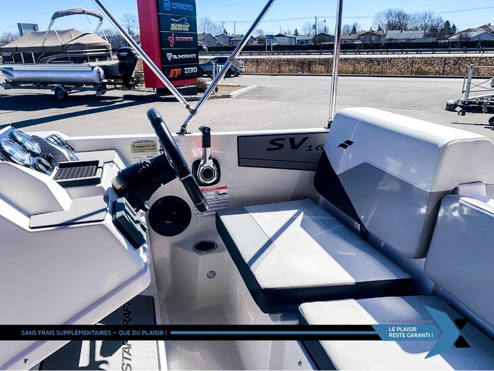 2025 Starcraft Sv 16 Ob 75hp Deck Boat Bateau Ponté Element E16 Bayliner alt