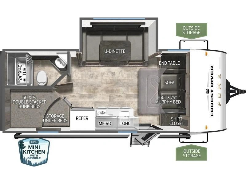 Palomino Ultra Lite 18bhx 8 Wide 2025 alt
