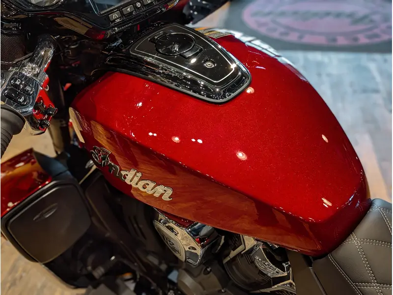 2025 Indian Motorcycle Roadmaster PowerPlus Limited with 112 + Rider Assist Package // Sunset Red Metallic w/ Genuine Leath thumbnail 9