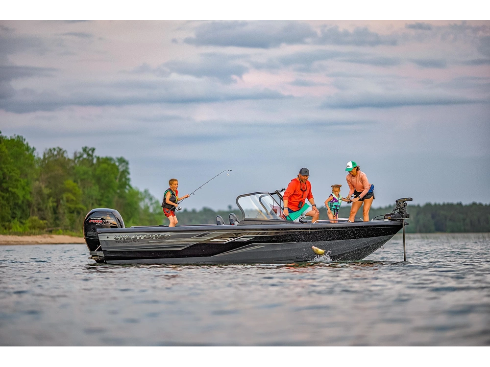 2025 Crestliner 1850 Sportfish - Gun Metal alt