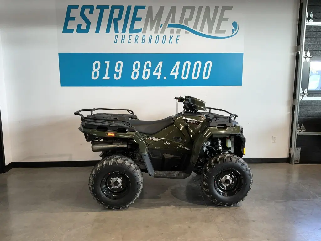 Polaris Sportsman 450 H.O. EPS 500$ de réduction, jusqu'au 30-04-25 2025