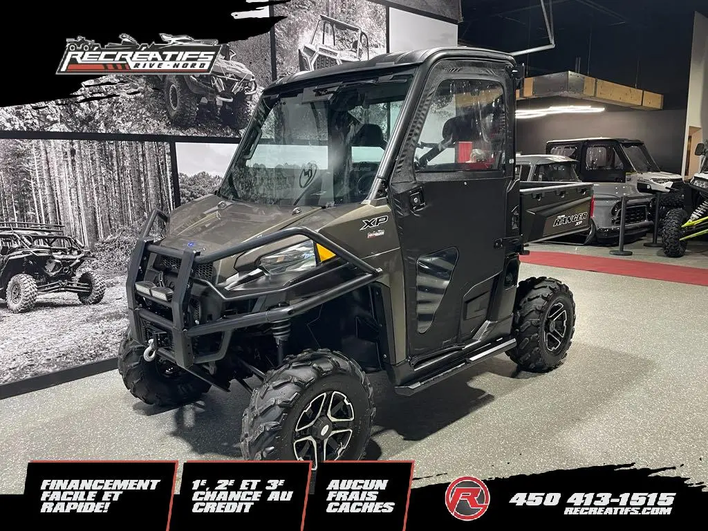 2013 Polaris RANGER XP 900 EPS LIMITED EDITION **CABINE CHAUFFÉE ET SYSTEME AUDIO!!**