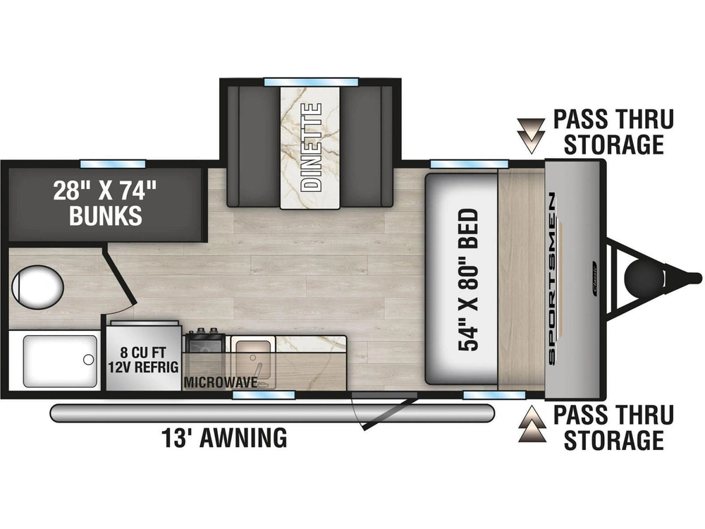 Kz-rv Sportsmen Classic 181bh 2025 alt