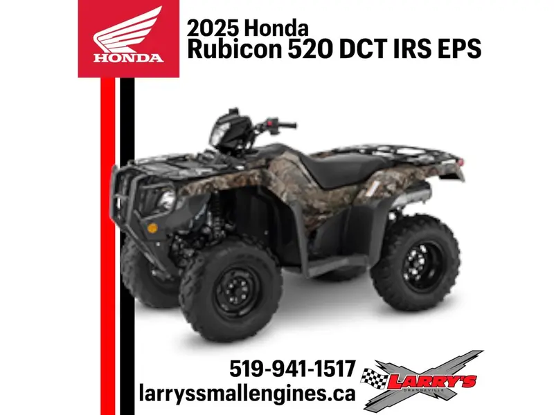 2025 Honda Rubicon 520 DCT IRS EPS TRX520FA6CS