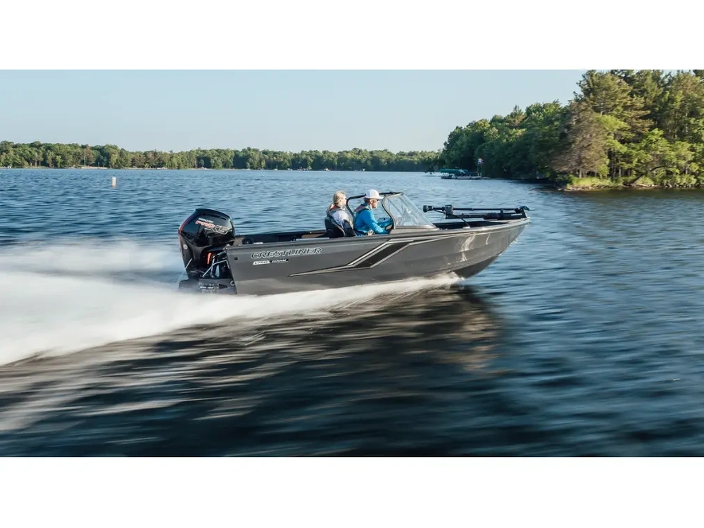 2025 Crestliner 1750 Hawk Wt Jumpseat - Black Metallic alt