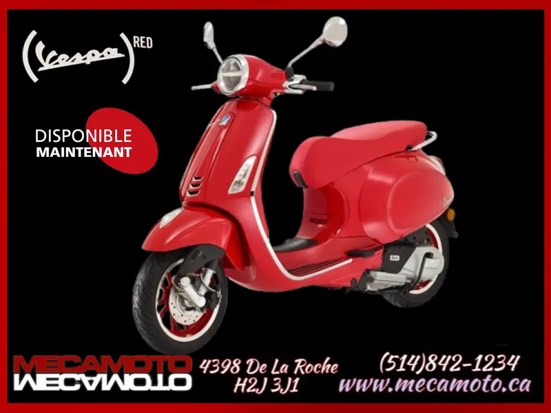 2025 Vespa Primavera 50 ÉDITION RED