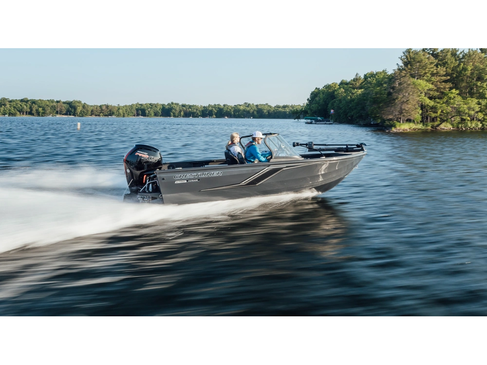 2025 Crestliner 1750 Hawk Wt Jumpseat - Gun Metal alt