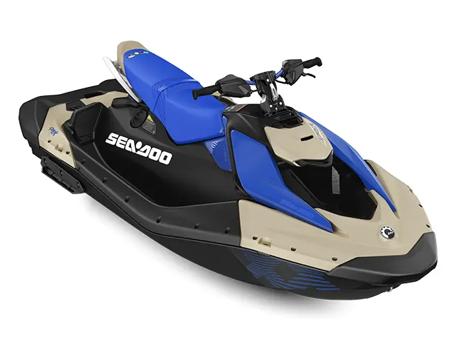 2025 Sea-Doo SPARK TRIXX 90 3UP "Sand / Dazzling Blue (Sound System)"