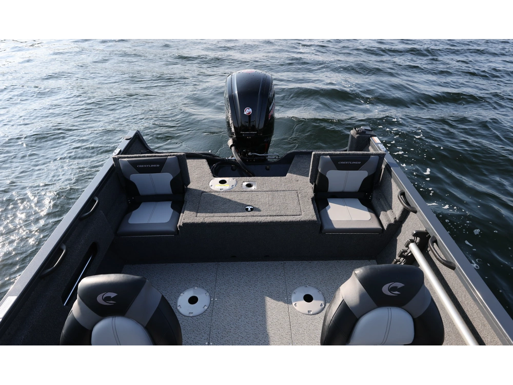 2025 Crestliner 1750 Hawk Wt Jumpseat - Gun Metal alt