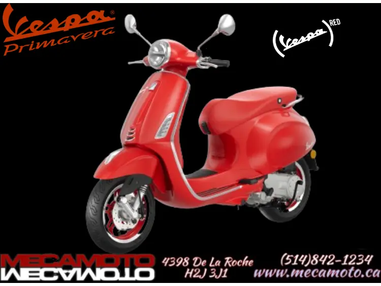 2025 Vespa Primavera 50 ÉDITION RED