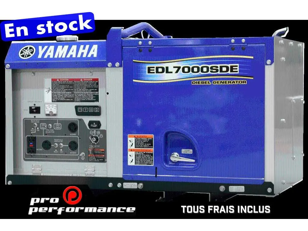 Yamaha Génératrice Diesel - EDL7000SDE 2023