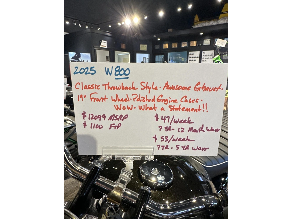 2025 Kawasaki W800 alt