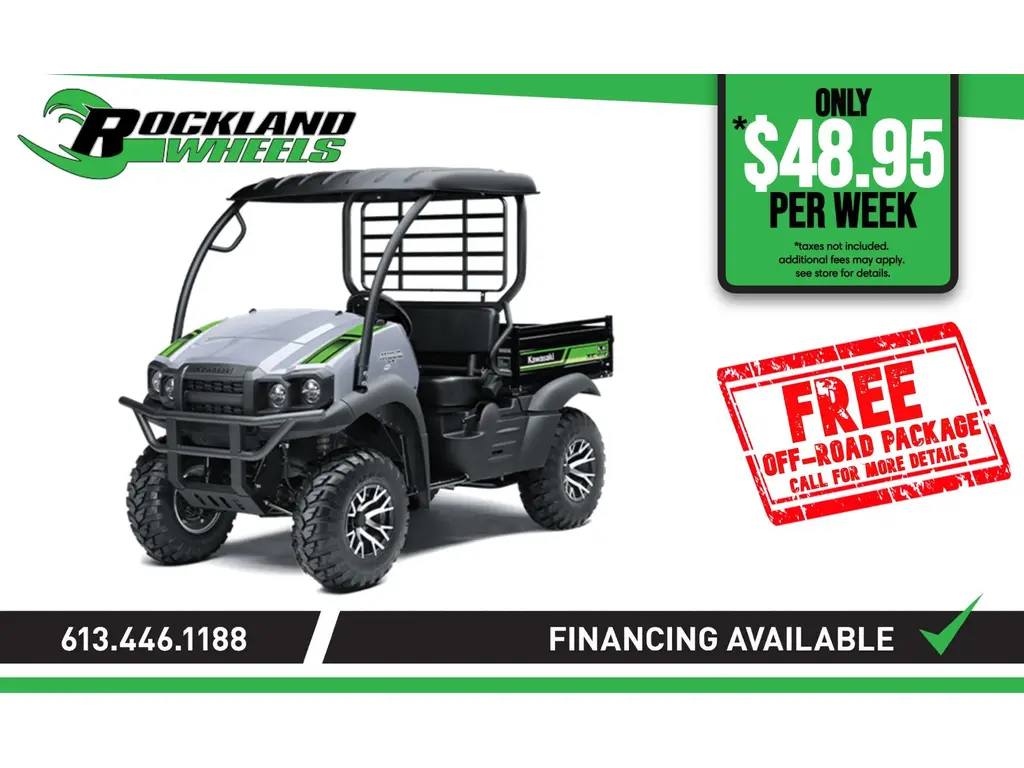 2025 Kawasaki MULE SX 4x4 XC LE